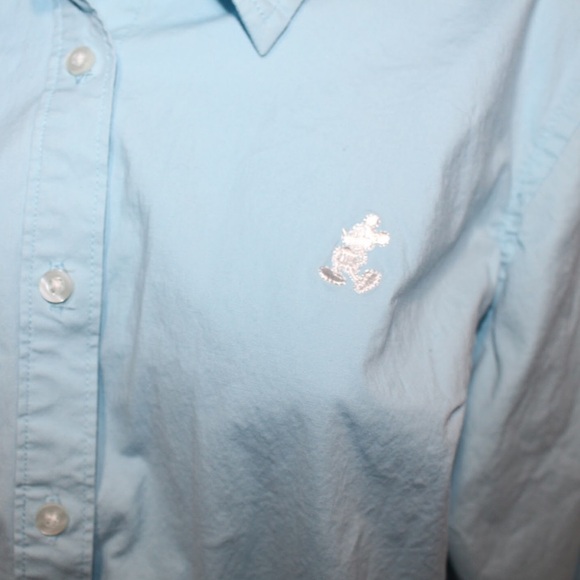 COPY - Walt Disney World Light Blue Button Down Shirt L - Picture 3 of 7